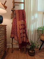 Rai Bandhej Neem Zari