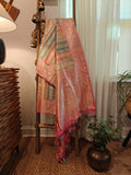 Pink Tissue Kora Silk
