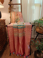 Pink Tissue Kora Silk
