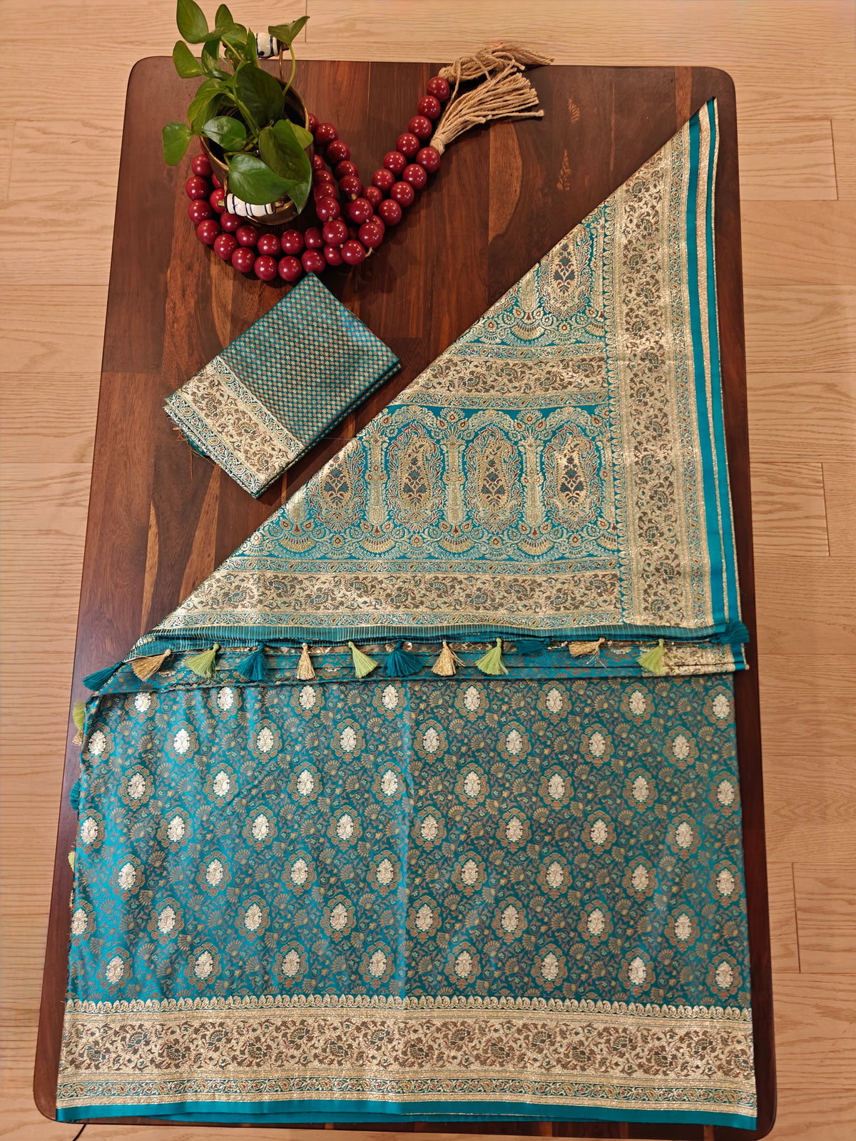 Resham Katan Silk Jamdani
