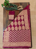 Rai Bandhej Neem Zari